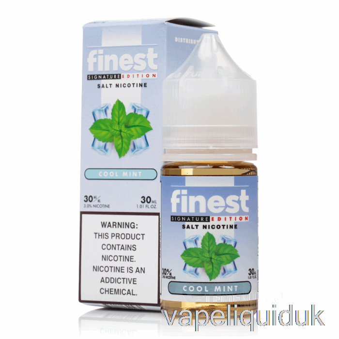 Cool Mint - The Finest Signature Edition Salt Nic - 30mL 30mg Vape Juice